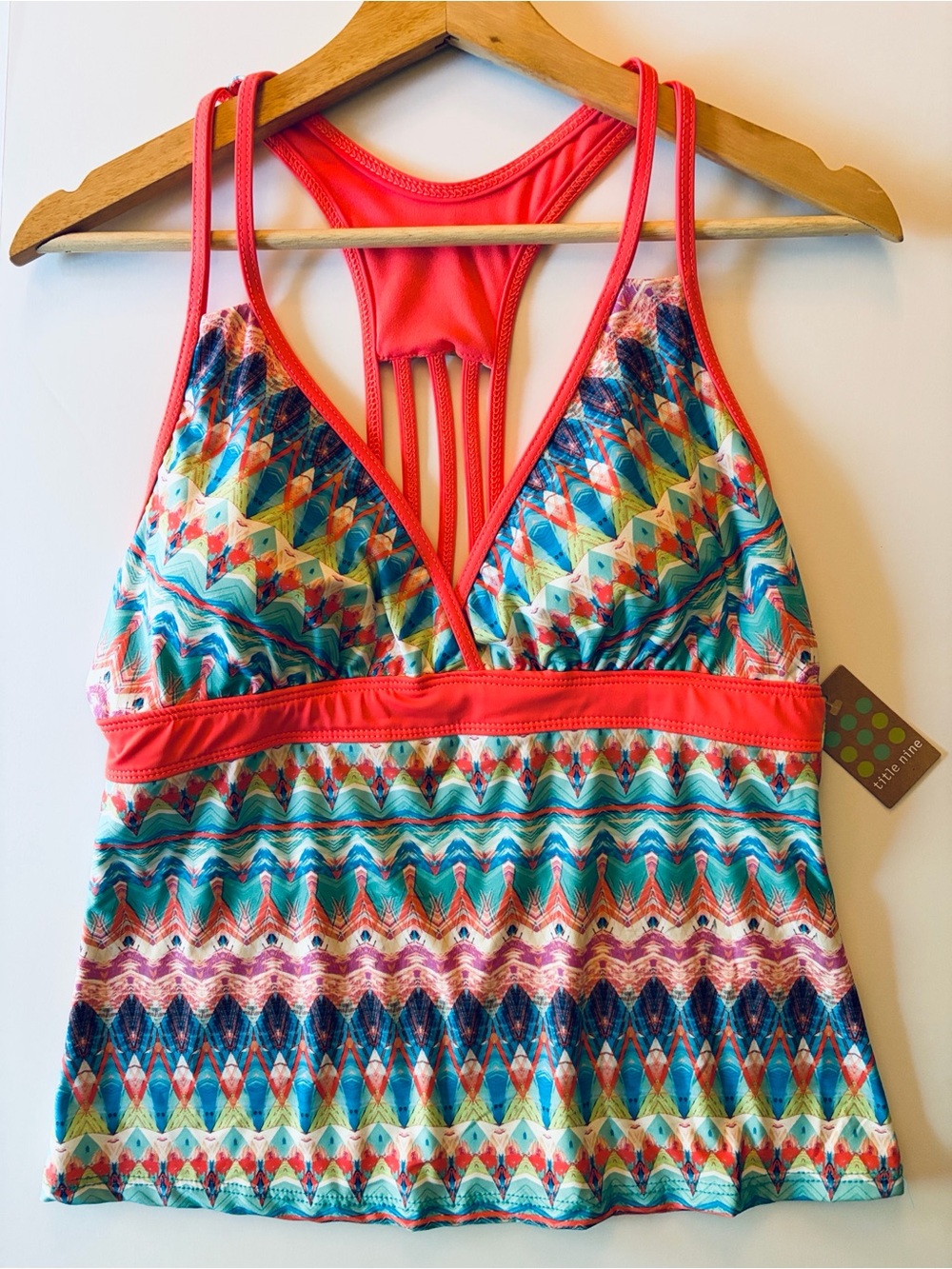 Title Nine Tankini Swim Top Size Medium